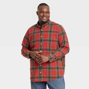 Men's Red Plaid Shirt  Goodfellow & Co